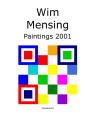 Wim Mensing Paintings 2001 - Preview