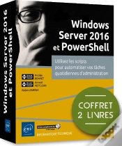 Capa do artigo Windows Server 2016 Et Powershell - Coffret De 2 Livres : Utilisez Les Scripts Pour Automatiser Vos
