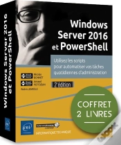 Capa do artigo Windows Server 2016 Et Powershell - Coffret De 2 Livres : Utilisez Les Scripts Pour Automatiser Vos