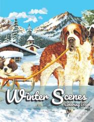 Winter Scenes Coloring Book