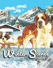 Winter Scenes Coloring Book