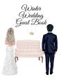 Winter Wedding Guest Book - Preview