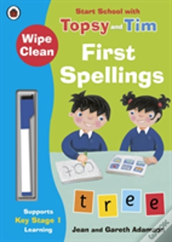 Capa do artigo Wipe-Clean First Spellings: Start School With Topsy And Tim