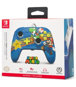 Capa do artigo Wired Controller Mario Azul 2023 Power A Switch