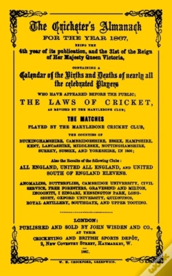 Capa do artigo Wisden Cricketers' Almanack 1867
