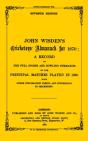 Wisden Cricketers' Almanack 1870 - Preview