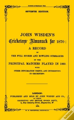 Capa do artigo Wisden Cricketers' Almanack 1870