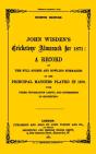 Wisden Cricketers' Almanack 1871 - Preview