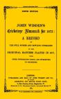 Wisden Cricketers' Almanack 1872 - Preview