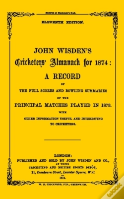 Capa do artigo Wisden Cricketers' Almanack 1874