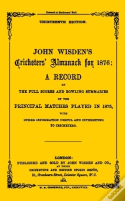Capa do artigo Wisden Cricketers' Almanack 1876