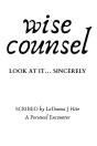 Wise Counsel - Preview