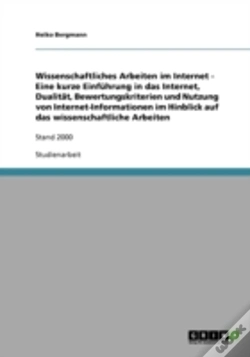 Capa do artigo Wissenschaftliches Arbeiten Im Internet