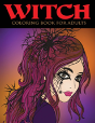 Witch Coloring Book For Adults - Preview
