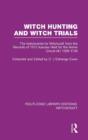 Witch Hunting And Witch Trials (Rle Witchcraft) - Preview