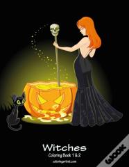Witches Coloring Book 1 & 2