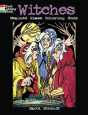 Witches Stained Glass Coloring Book - Preview