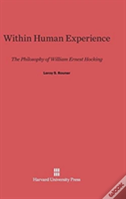 Capa do artigo Within Human Experience