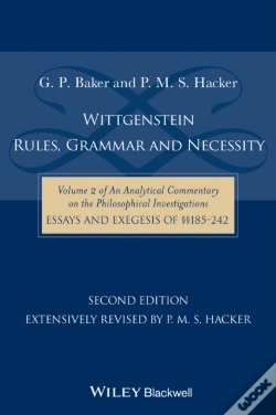 Capa do artigo Wittgenstein: Rules, Grammar And Necessity