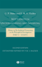 Wittgenstein - Understanding And Meaningessays - Preview