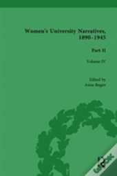 Women'S University Narratives, 1890-1945, Part Ii