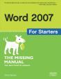 Word 2007 For Starters: The Missing Manual - Preview