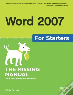 Capa do artigo Word 2007 For Starters: The Missing Manual