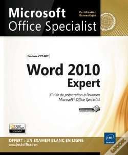 Capa do artigo Word 2010 Expert - Preparation A L'Examen Microsoft  Office Specialist (77-887)