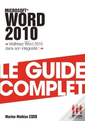Capa do artigo Word 2010 ; Le Guide Complet