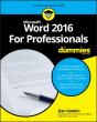 Word 2016 For Professionals For Dummies - Preview