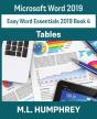 Word 2019 Tables - Preview