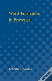 Capa do artigo Word-Formation In Provencal