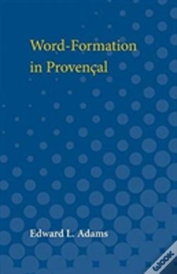Capa do artigo Word-Formation In Provencal