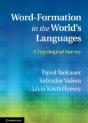 Word-Formation In The World'S Languages - Preview