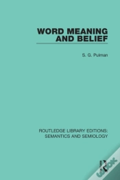 Capa do artigo Word Meaning And Belief