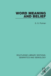 Word Meaning And Belief