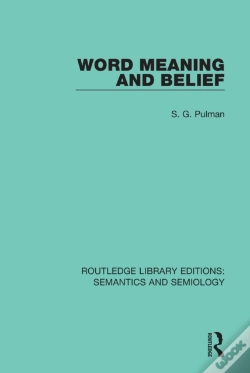 Capa do artigo Word Meaning And Belief