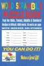 Word Scramble Puzzle Book - Preview