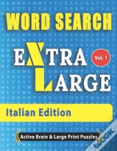 Word Search Extra Large - Italian Edition