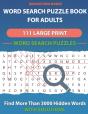 Word Search Puzzle Book For Adults - Preview