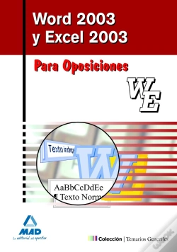 Capa do artigo Word2003 Y Excel2003 Para Oposiciones
