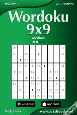Capa do artigo Wordoku 9x9 - Medium - Volume 7 - 276 Logic Puzzles