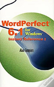Capa do artigo Wordperfect 6.1 For Windows Instant Reference