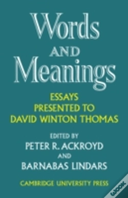 Capa do artigo Words And Meanings