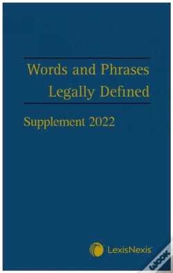 Capa do artigo Words And Phrases Legally Defined 2022 Supplement
