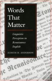 Capa do artigo Words That Matter