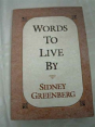 Words To Live By - Preview