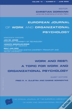 Capa do artigo Work And Rest: A Topic For Work And Organizational Psychology