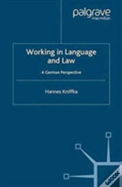 Capa do artigo Working In Language And Law