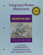 Worksheets For Mathematical Ideas With Integrated Review - Preview